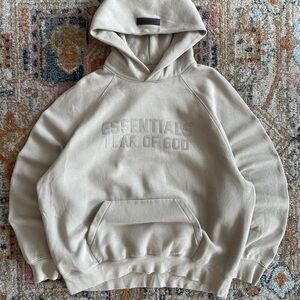 Essentials Beige Hoodie